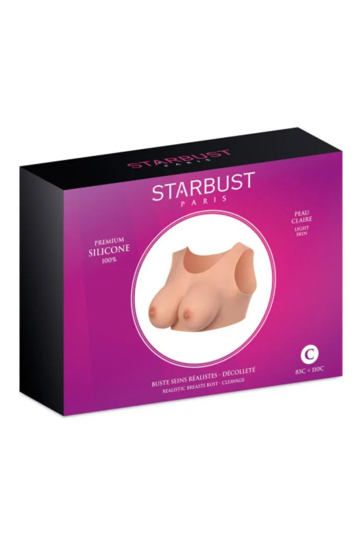 Buste seins réaliste couleur peau claire