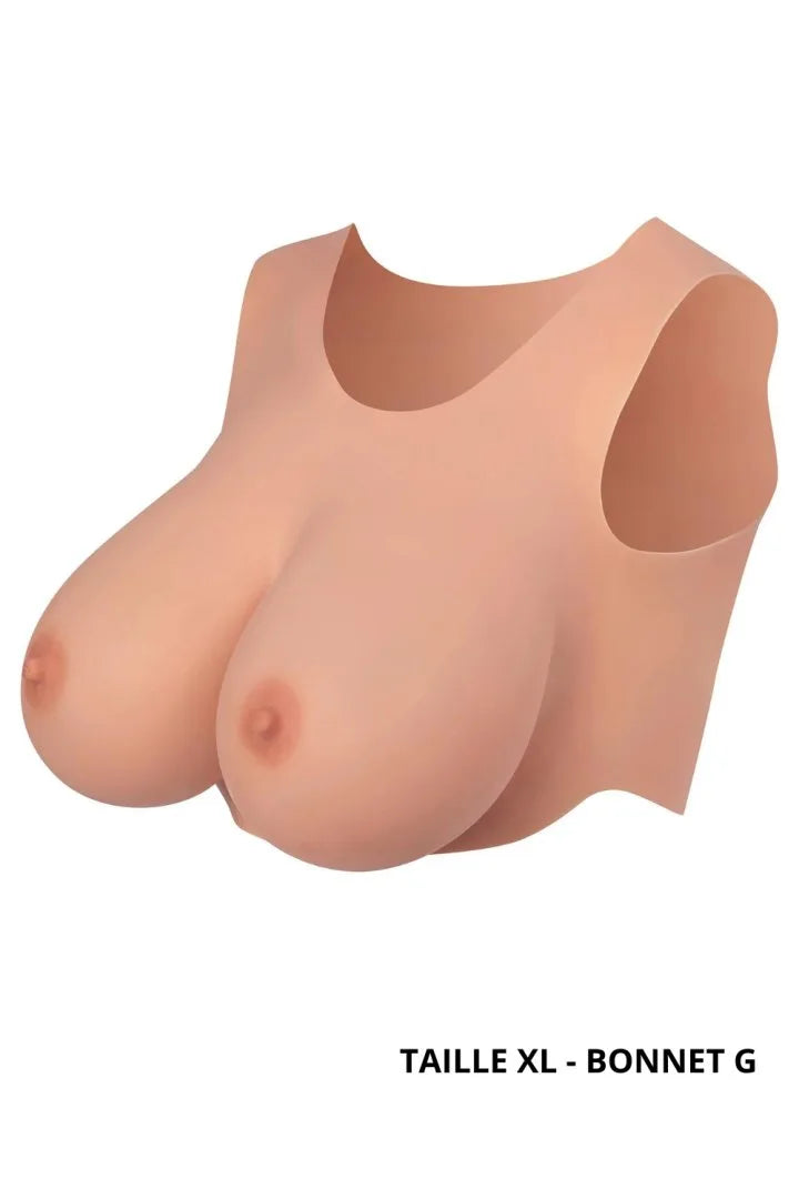 Buste seins réaliste couleur peau claire