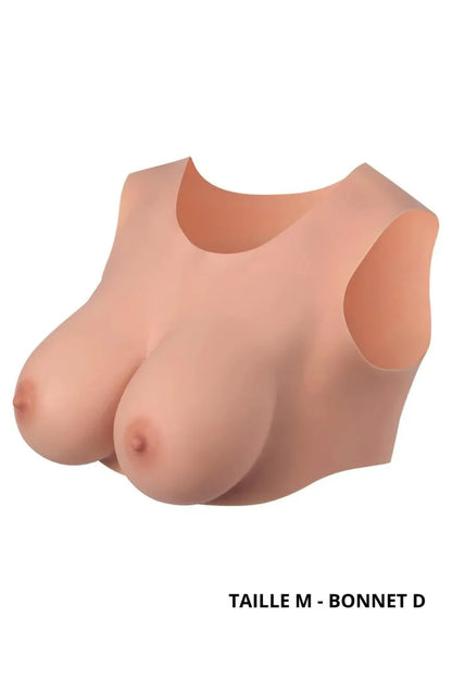 Buste seins réaliste couleur peau claire